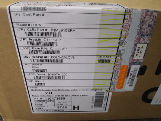 Cisco ISR 1100 C1111-8P รูเตอร์ 8 ท่าทาง Dual GE WAN 1 Gbps