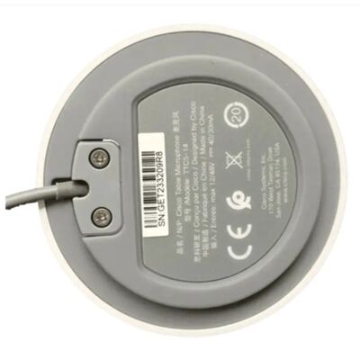 CS-MIC-TABLE-J, ไมโครโฟนตั้งโต๊ะของ Cisco, ปลั๊ก 3.5 มม./รอบทิศทาง/ดีไซน์กะทัดรัด