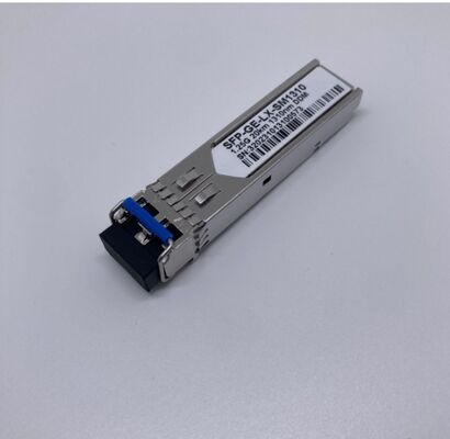 SFP-GE-LX-SM1310 โมดูลรับสัญญาณทางออปติกส์แบบเดียว ((1310nm,10km,LC) ของแท้ใหม่