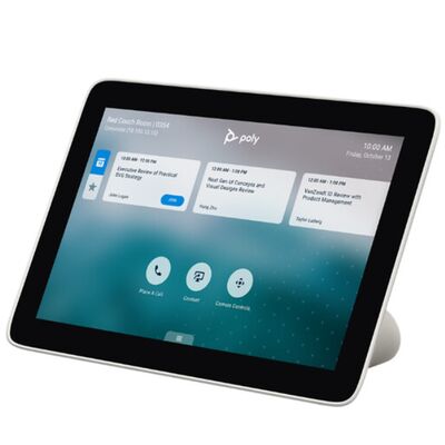 POLY GC8: คอนโทรลเลอร์ HD Touch ขนาด 8 นิ้วสำหรับการประชุมทางวิดีโอพร้อมการรับรอง USB-C/HDMI และ Microsoft Teams