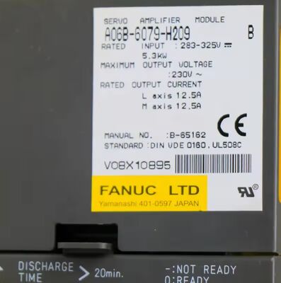 Fanuc A06B-6079-H209 โมดูลเซอร์โวแอมพลิฟายเออร์สำหรับเครื่องมือเครื่อง CNC