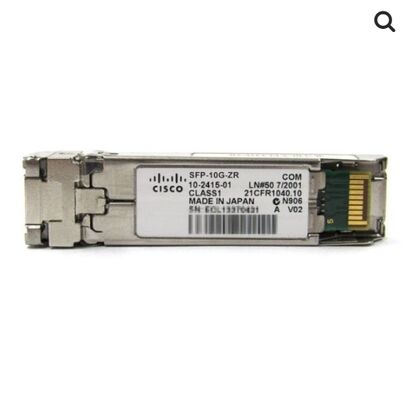 โมดูลตัวรับแสง Huawei SFP-10G-ZR โมดูล SFP+ 10G มีระยะทางเคเบิล 80 กิโลเมตร ความยาวคลื่น 1550nm สําหรับเส้นใยแบบเดียว