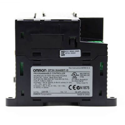 ออมรอน CP1H-XA40DT1-D PLC CPU Unit กับ 40 I/O Analog I/O และ 24V DC Power สําหรับอุตสาหกรรมอัตโนมัติ
