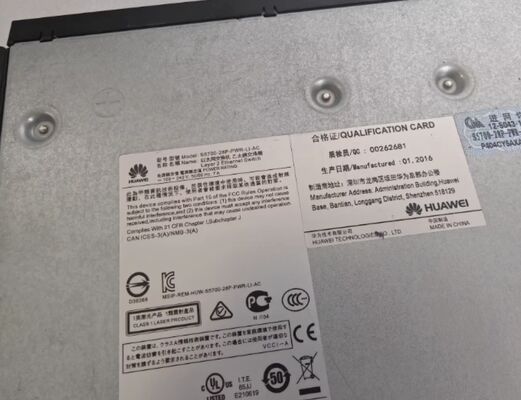 S5700-28P-LI-24S-BAT, สวิตช์ Huawei S5700, 28xGig SFP/4x10/100/1000 หรือช่องเสียบแบตเตอรี่ SFP/1