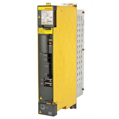 FANUC A06B-6124-H104 โมดูลแอมพลิเฟอร์เซอร์โว CNC Drive ด้วยพลังงาน 2.8 kW ความแรง 9.1A ปัจจุบันและ 480 VAC ออก
