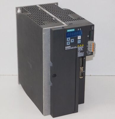 Siemens 6SL3210-5FE13-5UA0 SINAMICS V90 Servo Drive พร้อมกำลังไฟ 3.5 กิโลวัตต์, อินพุต 380-480 V AC และการป้องกัน IP20