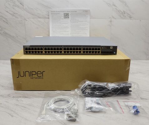 สวิตช์ Juniper EX2300-48P 48 พอร์ต PoE+ Gigabit, 4x10G SFP+ Uplink, 176Gbps, 130Mpps, 1RU Managed