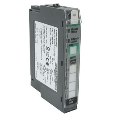โมดูลเอาต์พุตแบบซอร์สซิ่ง 8 ช่อง 24V DC ของ Allen-Bradley 1734-OB8 POINT I/O