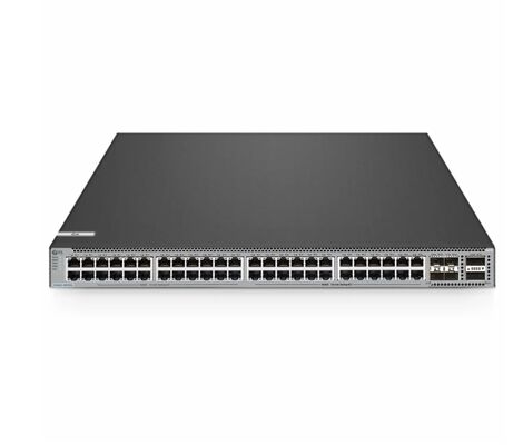 Huawei S5735-S48P4X 48-Port Gigabit PoE+ Switch, 4×10G SFP+ Uplink, 672Gbps ความจุในการเปลี่ยน, 1U Rack-Mount