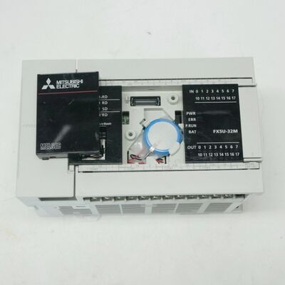 Mitsubishi FX5U-32MT/ES PLC CPU Module 32 I/O ทรานซิสเตอร์เอาต์พุต