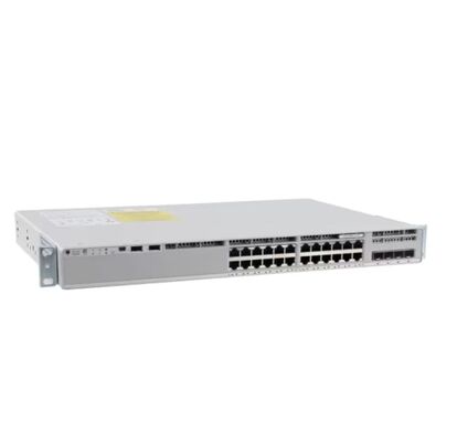 C9200L-24T-4G-E สวิตช์ Gigabit Layer 3 แบบจัดการได้, พอร์ต RJ45 24x1G, Uplink SFP 4x1G, สวิตช์สำหรับองค์กร