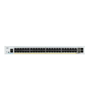 C1000-48P-4X-L สวิตช์ Gigabit PoE+ แบบจัดการได้, 48×1G PoE Ports 4×10G SFP+ Uplinks, PoE Budget 370W สำหรับองค์กรและ SMB