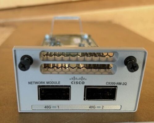 โมดูลเครือข่าย C9300-NM-2Q 40GE, โมดูลขยายความเร็วสูง QSFP+ 2 พอร์ตสำหรับสวิตช์ Catalyst 9300