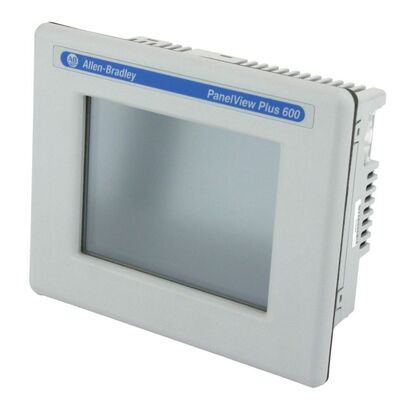 Allen-Bradley 2711PC-T6C20D8 PanelView Plus 6 Compact 600 เทอร์มินัล HMI หน้าจอสัมผัส Ethernet RS232