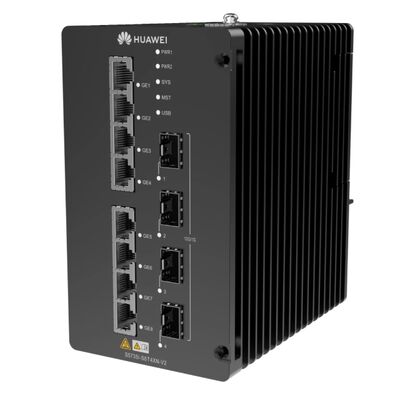 Huawei CloudEngine S5735I-S8T4XN-V2 สวิตช์เลเยอร์ 3 อุตสาหกรรม | 8×GE RJ45 + 4×10GE SFP+ สวิตช์อีเธอร์เน็ตที่มีการจัดการแบบราง DIN