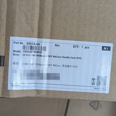 CR5D0EFGFM70, อุปกรณ์เสริมสวิตช์ Huawei CloudEngine 16800, 24x100/1000Base-X SFP, MACsec, การ์ดแบบยืดหยุ่น