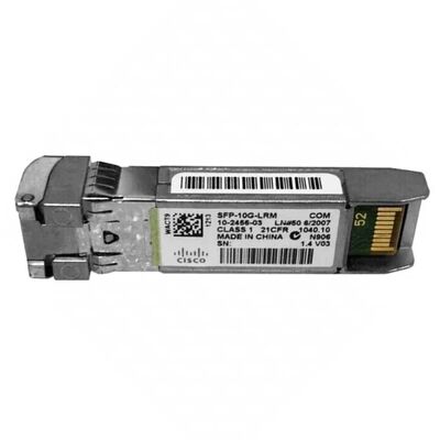 SFP-10G-LRM, โมดูล Cisco SFP, 10Gbps, ตัวเชื่อมต่อ LC, ระยะการเข้าถึง 220 ม.