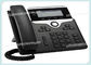 สีขาวและสีดำ CP-7821-K9 โทรศัพท์ Cisco IP Phone 7821 พร้อมการสนับสนุนหลายภาษา