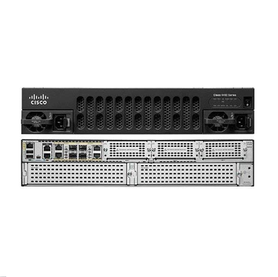 ISR4451 X K9 1to 2G ระบบผ่าน 4 WAN และ LAN Port 4 SFP Port 10 Core CPU การรักษาความปลอดภัยเสียง WAAS Intelligrnt WAN
