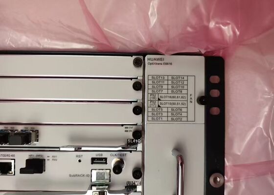 Huawei OptiXtrans E6616 พลาตฟอร์มการส่งออปติกส์ที่ฉลาดพร้อมบัตร TMB2TPS TMB3SL41009 TMB4EFS801