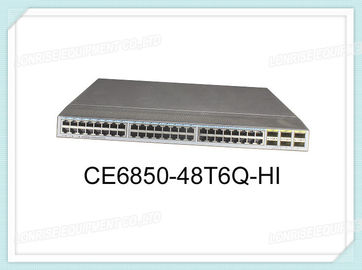CE6850-48T6Q-HI Huawei Switch 48 Port 10GE RJ45 6 Port 40GE QSFP+ โดยไม่มีการสนับสนุนแฟนสําหรับช่องไฟเบอร์อีเทอร์เน็ต