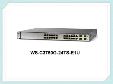 ซิสโก้ สวิตช์ 3750g ซีรีส WS-C3750G-24TS-E1U 24 Port Gigabit Network Switch WS-C3750G-24TS-E1U
