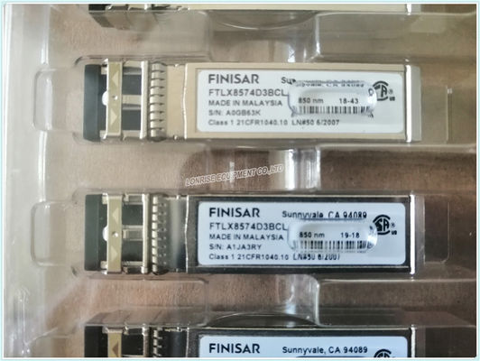 FTLX8574D3BCL 10GE ฟินิสาร์ แมวโหลดออปติกส์แบบ SFP+ 850nm