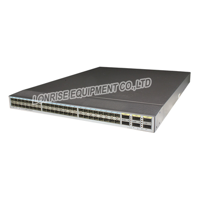 Huawei CE6851 HI Switch 48 Port 10G SFP + Port side Intake การสนับสนุนช่องไฟเบอร์ผ่าน Ethernet (FCoE)