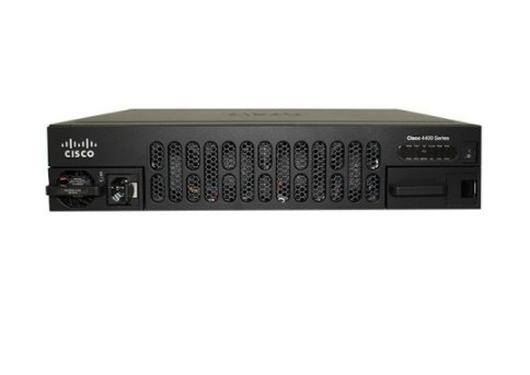 ISR4451-X-VSEC/K9 Cisco ISR 4000 รูเตอร์ Cisco ISR 4451 VSEC แบนด์ PVDM4-64 w/ UC SEC Lic CUBE- 25