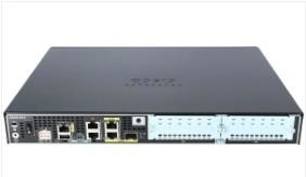 ISR4321-AXV/K9 50Mbps-100Mbps ระบบผ่าน 2 WAN/LAN Port 1 SFP Port Multi-Core CPU 2 NIM เสียงความปลอดภัย