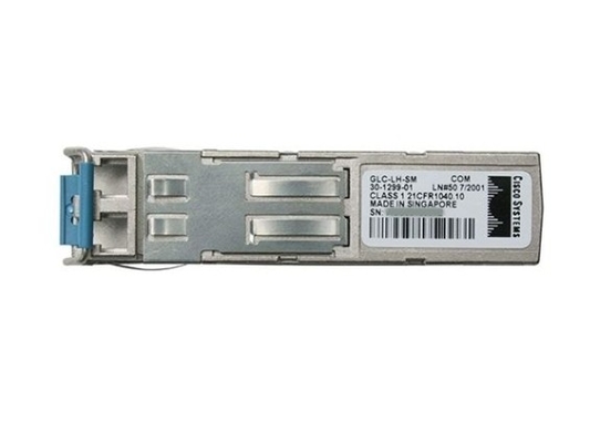 GLC-LH-SM รองรับ 1000BASE-LX/LH SFP 1310nm 10km DOM Duplex LC SMF โมดูลตัวรับ