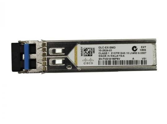 GLC-EX-SMD รองรับ 1000BASE-EX SFP 1310nm 40km Industrial DOM Duplex LC SMF Transceiver Module