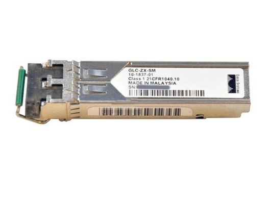 GLC-ZX-SM DOM Duplex LC Cisco SFP Transceiver Module รองรับ 1000BASE-ZX SFP 1550nm 80km