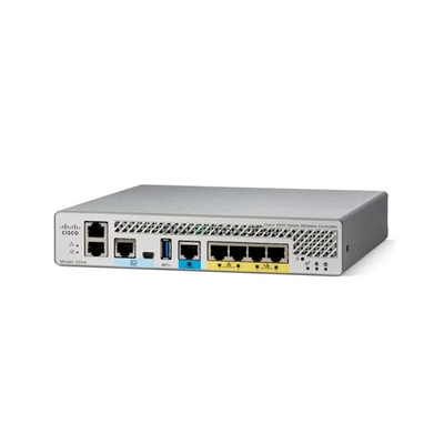 AIR-CT2504-5-K9 เครื่องควบคุมไร้สาย Cisco ที่เข้ารหัสได้อย่างมีประสิทธิภาพ ด้วย 2 Port และ WPA2 Encryption