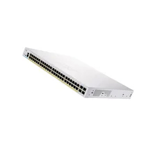 C9300-48P-E 0W การบริโภคพลังงาน POE สวิตช์ 10/100/1000 Mbps อัตราการส่งข้อมูลสําหรับการเชื่อมต่อแบบไร้ขัด