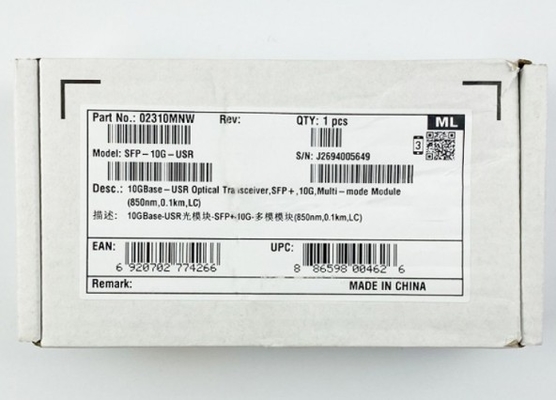 SFP-10G-USR Huawei Optical Transceiver SFP-10G-USR Optical Transceiver SFP+ 10G โมดูลหลายโหมด ((850nm 0.1km LC