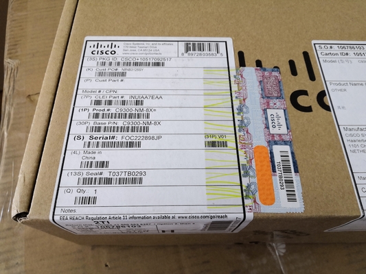 โมดูลเครือข่าย Cisco C9300-NM-8X 8 พอร์ต 10G SFP+ สำหรับ Catalyst 9300