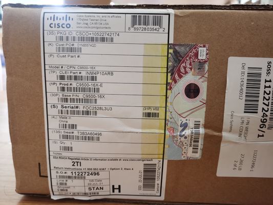Cisco Catalyst C9500-16X-E 16-Port 10G SFP + Core Switch (สิ่งจำเป็นสำหรับเครือข่าย)