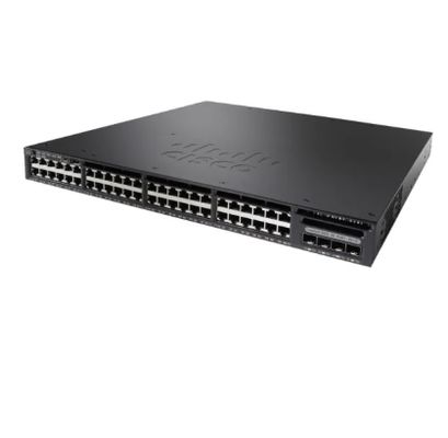 WS-C3650-48FS-S Cisco Catalyst 3650 48 * พอร์ตอีเธอร์เน็ต 10/100/1000 - Full PoE - 4 x 1G Uplinks - การสวิตชิ่งเลเยอร์ 3 - IP Base - จัดการ
