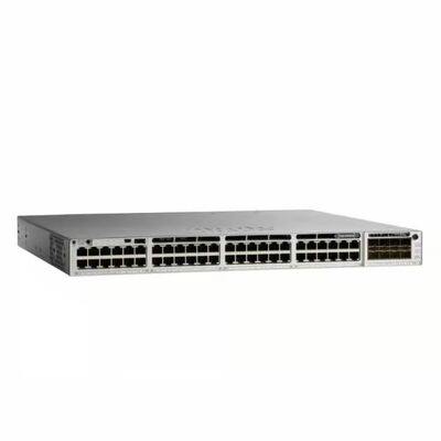 Cisco C9300L-48PF-4X-E ​​สวิตช์ PoE+ Gigabit แบบเต็มพอร์ต 48 พอร์ต
