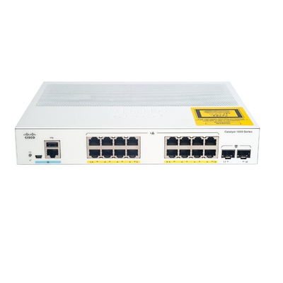 Cisco C1000-16T-2G-L Catalyst 1000 สวิตช์จัดการอีเธอร์เน็ตกิกะบิต 16 พอร์ตพร้อมอัปลิงค์ SFP 2 กิกะบิต | สวิตช์เครือข่ายองค์กร