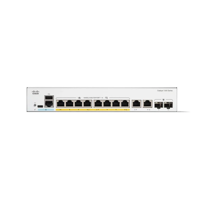 Cisco C1200-8FP-2G 8-Port Gigabit PoE+ Smart Switch พร้อม 2G คอมโบ Uplinks