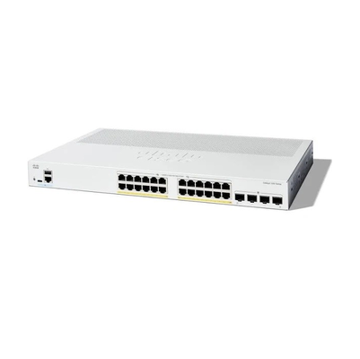 Cisco C1200-24FP-4G สวิตช์ Gigabit PoE+ 24 พอร์ต | 375W โพอี
