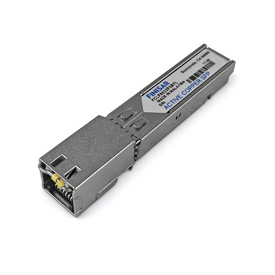 Finisar FCLF8522P2BTL 1000BASE-T ตัวรับส่งสัญญาณทองแดง SFP 10/100 / 1000Mbps RJ45 100 ม.