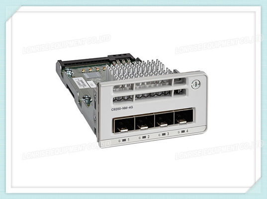 C9200-NM-4G, โมดูลเครือข่าย Cisco Catalyst 9200, พอร์ต 4x1GE, โมดูลปลั๊กอิน, ไม่ต้องใช้พัดลม
