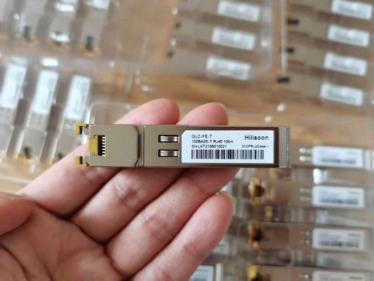 จุดเชื่อมต่อไร้สาย GLC-FE-E SFP 1310nm 10km ตัวรับส่งสัญญาณที่รองรับ CISCO HUAWEI และ Juniper